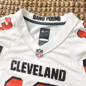 Nike Odell Beckham Jr Jersey Men’s Large Cleveland Browns NFL White